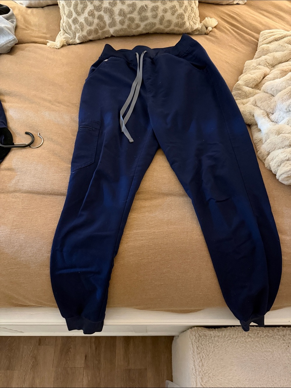 Figs navy blue high rise jogger